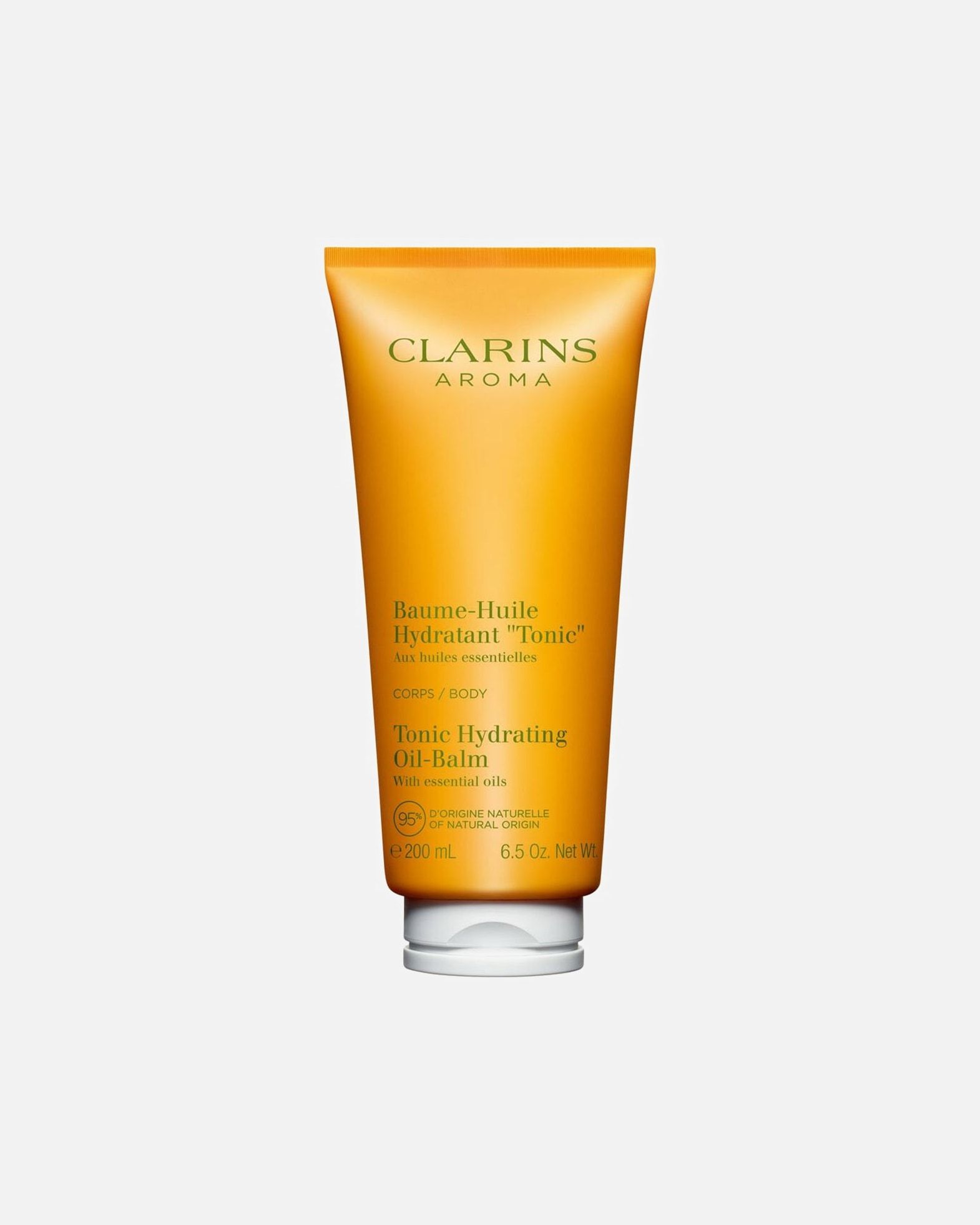 Clarins kūno sviestas „Aromaphytocare“ tonikas drėkinamasis aliejus-balzamas, 200 ml