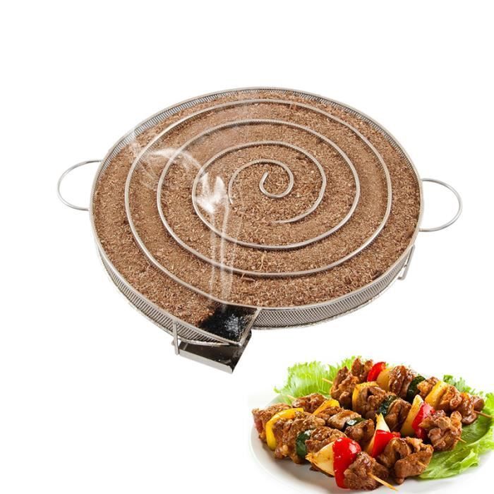 Generateur fumee Froide, boîte de fumoir de Granule Boîte de fumoir BBQ Grille Fumage Fumeur Outil