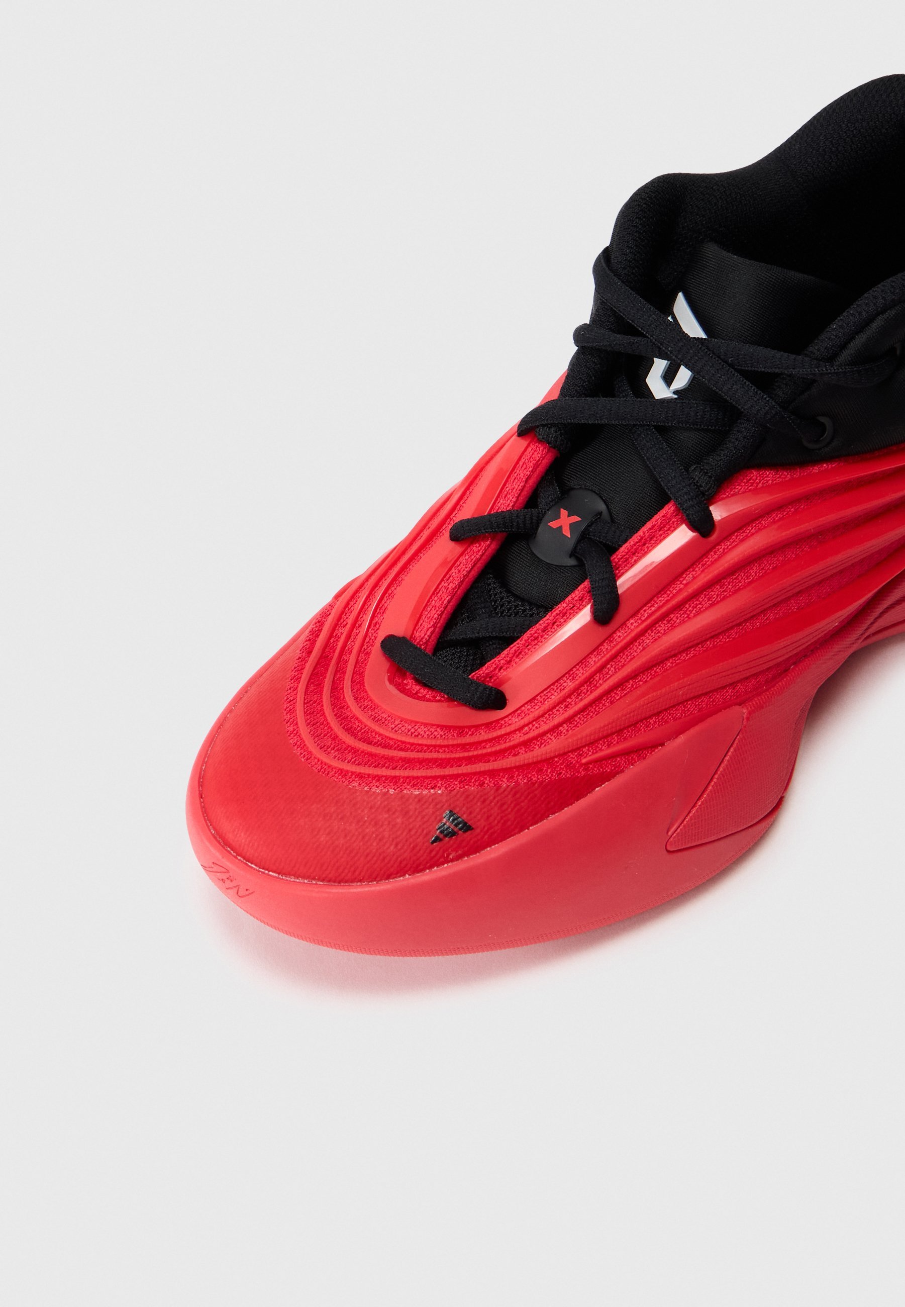 adidas Performance DAME X UNISEX - Basketbalschoenen - robijnrood/kernzwart