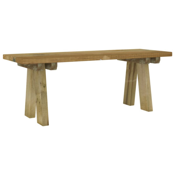 Ławka ogrodowa Brąz 110 x 38 x 45 cm Drewno sosnowe vidaXL