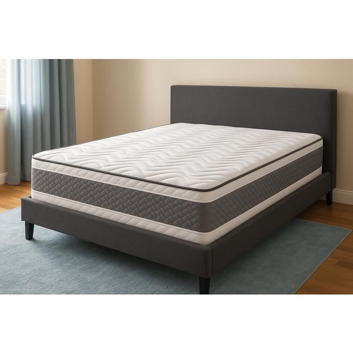 Matelas 140x190 Ressorts Ensachés Extra Ferme | Double Face (Été/Hiver) | Soutien Équilibré, Parfait et Tonique | H25cm