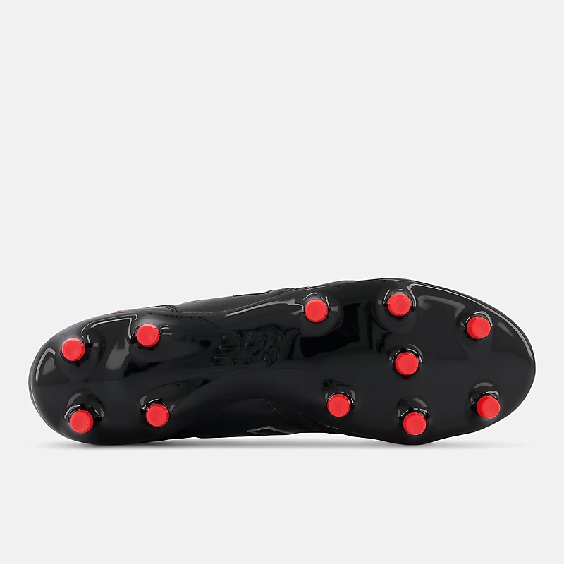 Tênis de corrida unissex 442 V2 PRO FG - Preto com detalhes prateados