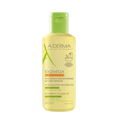 A-Derma Pehmentävä suihkuöljy atooppiselle iholle Exomega 200 ml 200 ml