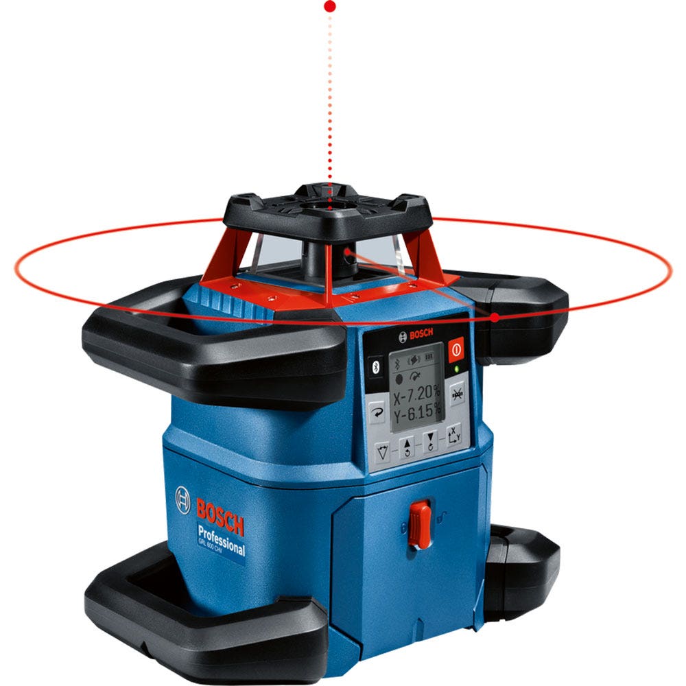 BOSCH 18V 600M Dual-Beam Rotationslaser GRL600 CHV 0601061F40