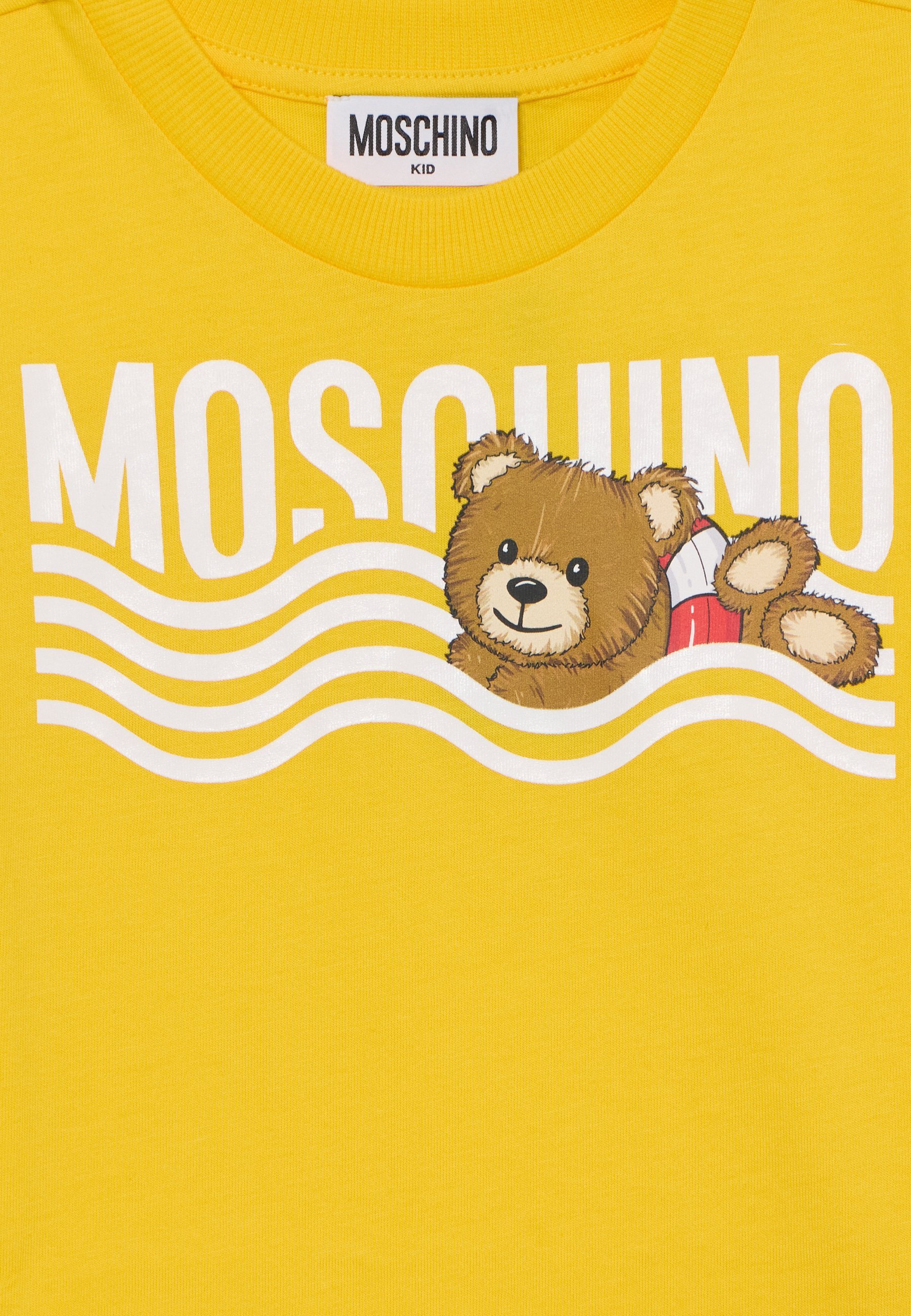 MOSCHINO UNISSEX - Camiseta estampada - amarela
