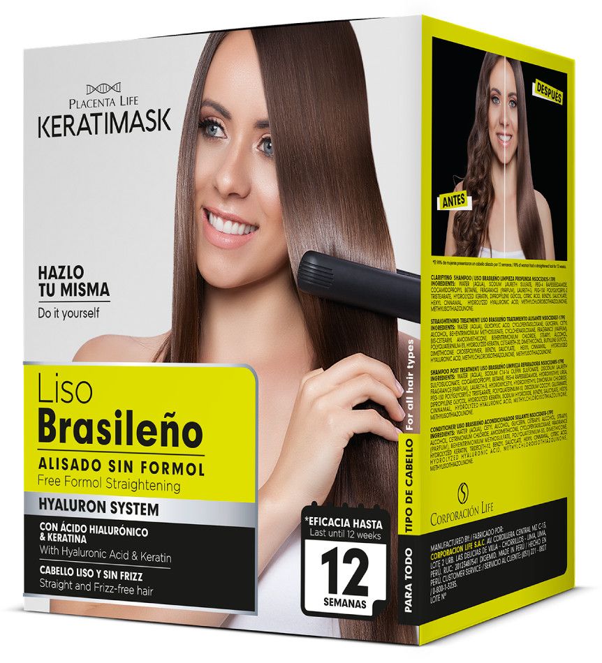 Brazilski komplet za zaglađivanje kose bez formaldehida Ulja i tretmani za kosu