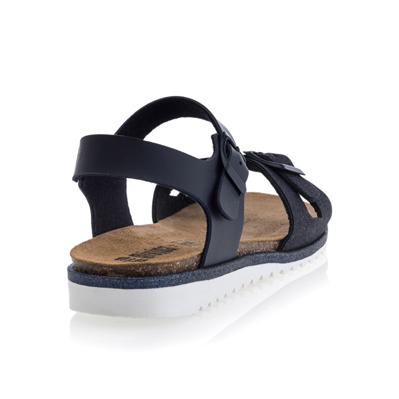 Blaue Sandalen für Mädchen / Zehenfreie Schuhe
