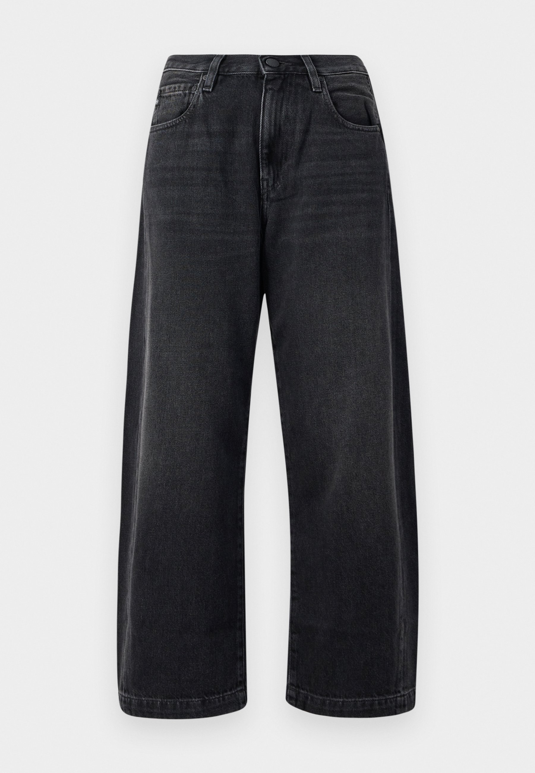AG Jeans HATTIE HIGH RISE BARREL - Relaxte jeans - zwart