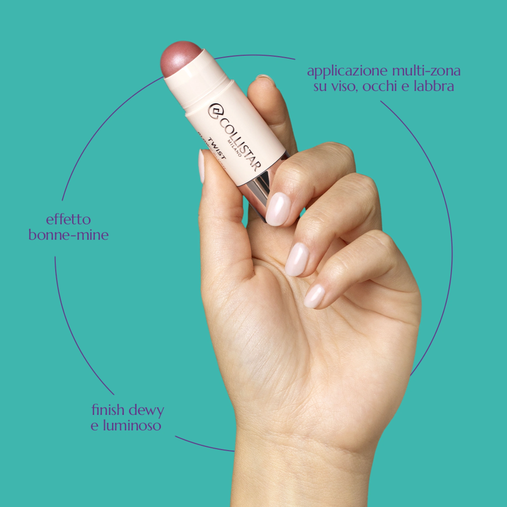 Twist Glowy Blush Luksuzna rumenila