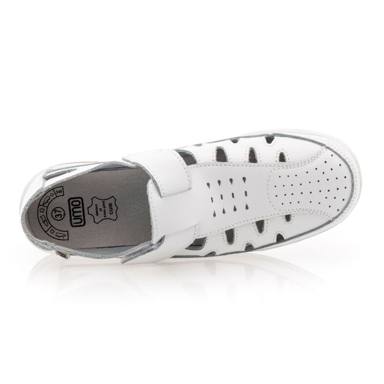 Zapatos blancos cómodos para mujer