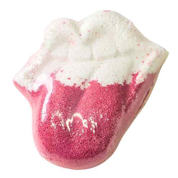 Bomba de baño de frambuesa para labios y granada de LUVYAH Cosmetics