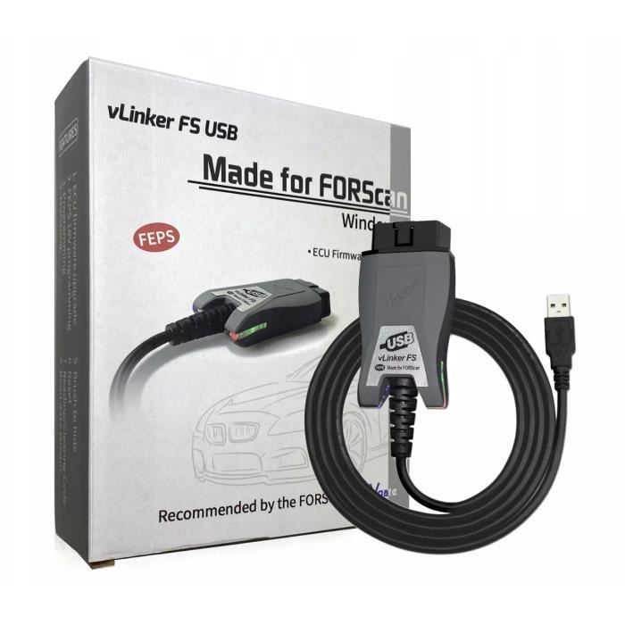 RenoLink Pack | VLinker + RenoLink version 2.09 | Car diagnostic tool for Renault and Dacia | Powerful Diagnostics | Reading