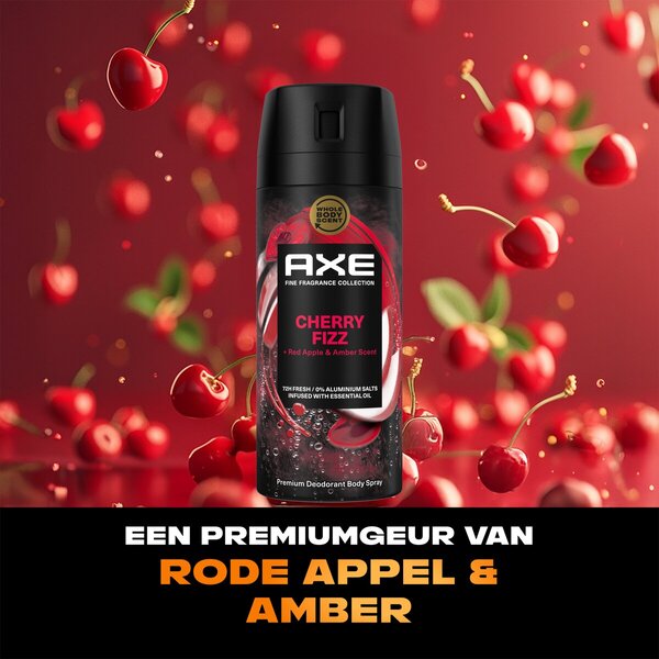 Axe Fine Fragrance Cherry Fizz Deodorant Bodyspray<br>150ml