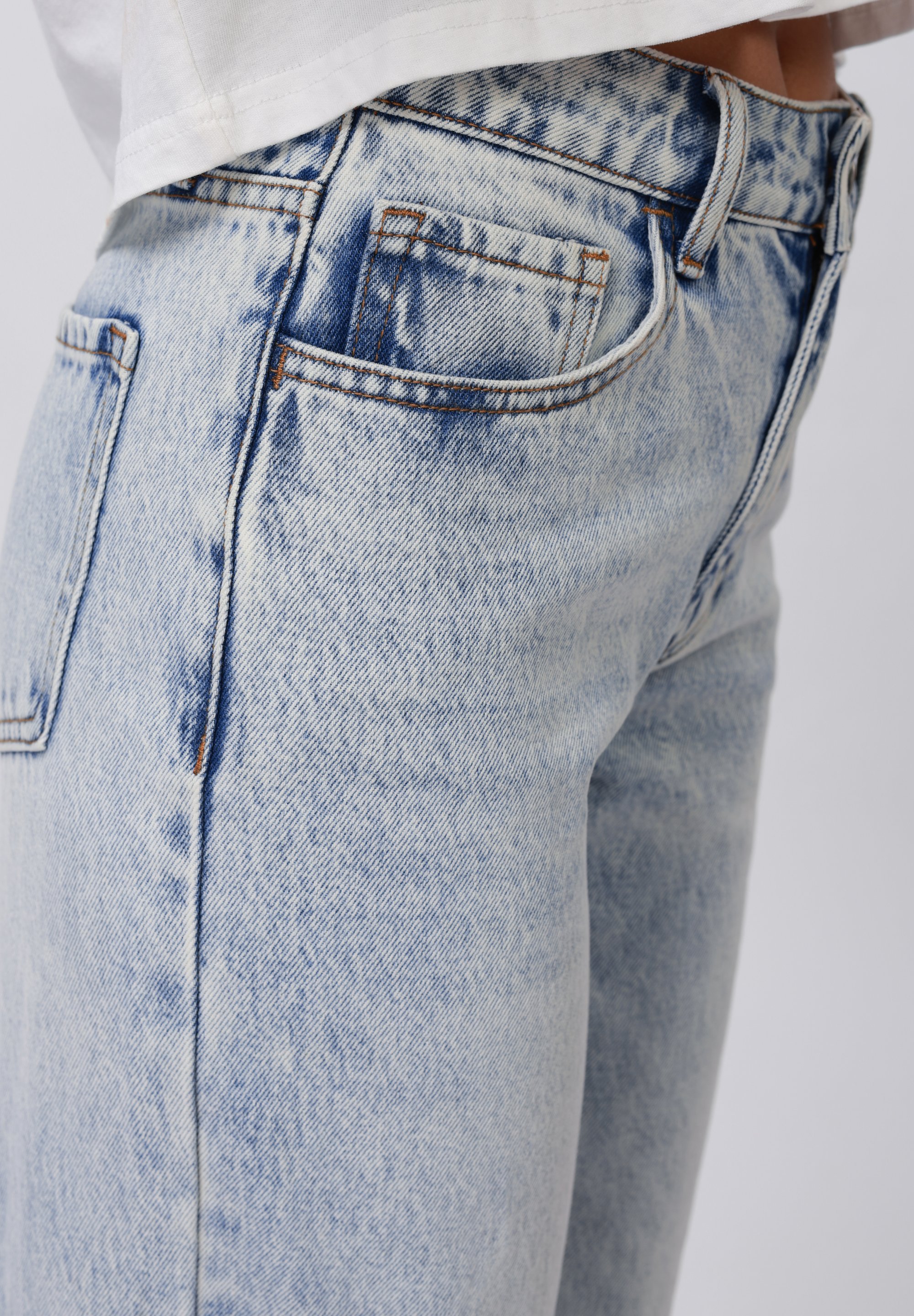 Even&Odd Tall Relaxed fit jeans - blauwe denim