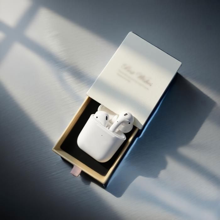 Auriculares inalámbricos Apple AirPods 2 (blancos) con estuche de carga con cable, empaque sorpresa.