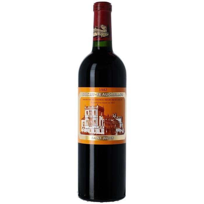 Château Ducru-Beaucaillou Saint-Julien 2ème Grand Cru Classé 1982 - Vin Rouge de Bordeaux (75cl)