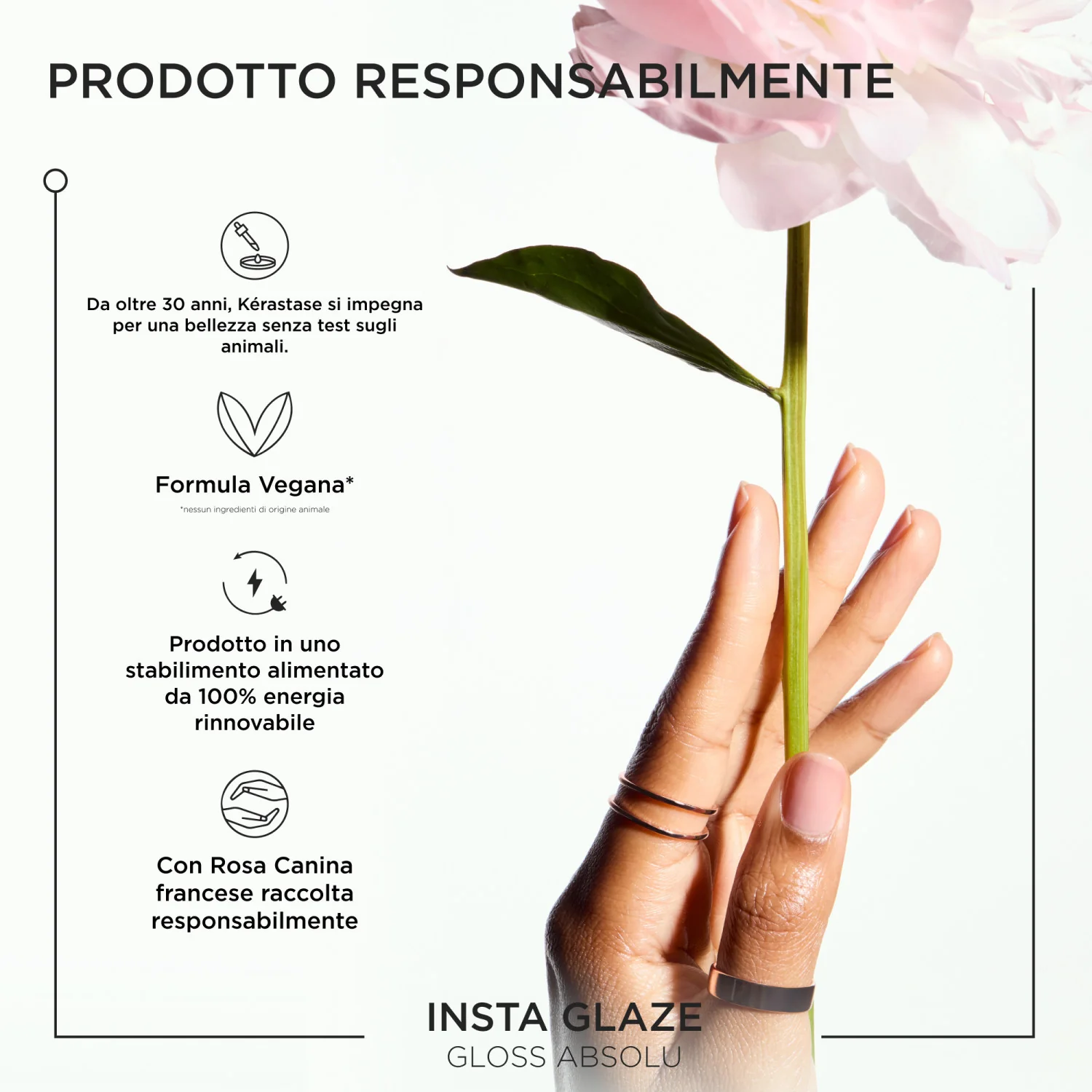 Gloss Absolu Insta Glaze - Balsamo Disciplinante/Anticrespo Capelli, Balsamo Illuminante Capelli