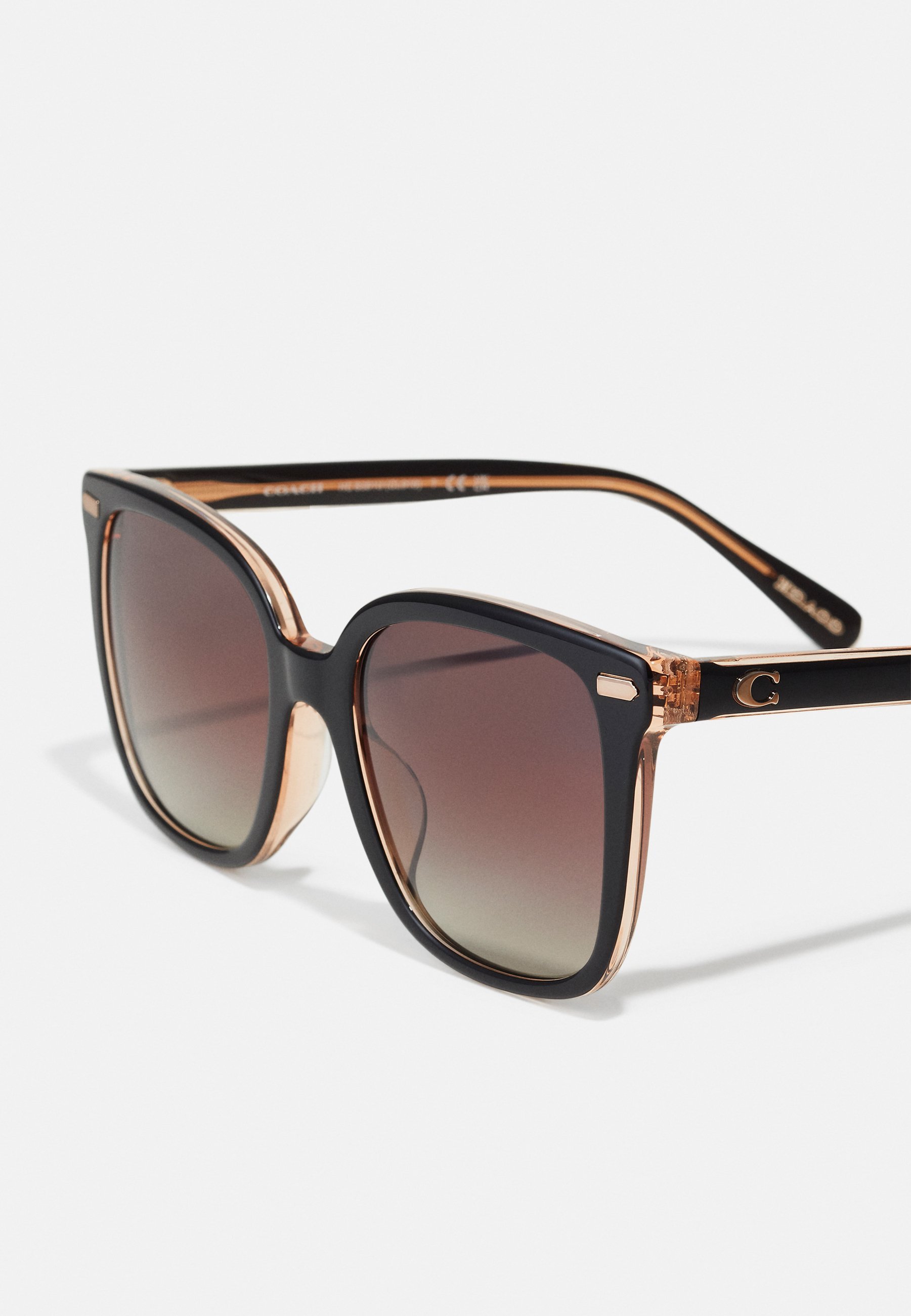 Lunettes de soleil COACH - noir/rose transparent