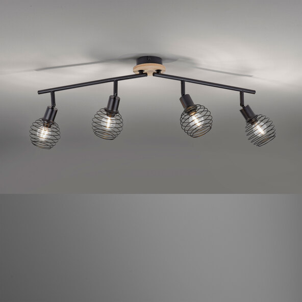Eugen taklampe E14, 4 lyskilder