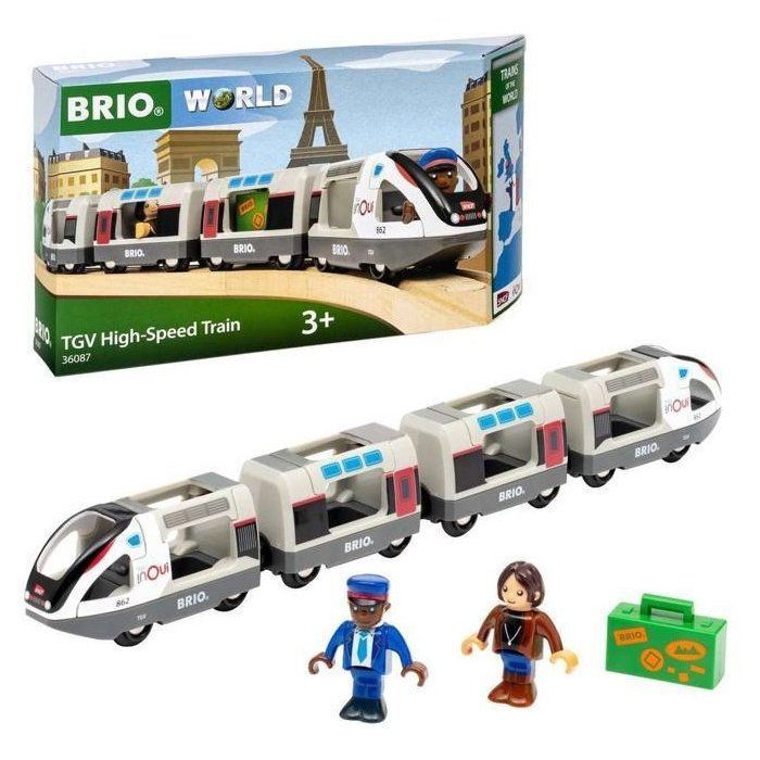 SNCF TGV INOUI Zug - BRIO - Holzschienen-Set - Ab 3 Jahren - 36087