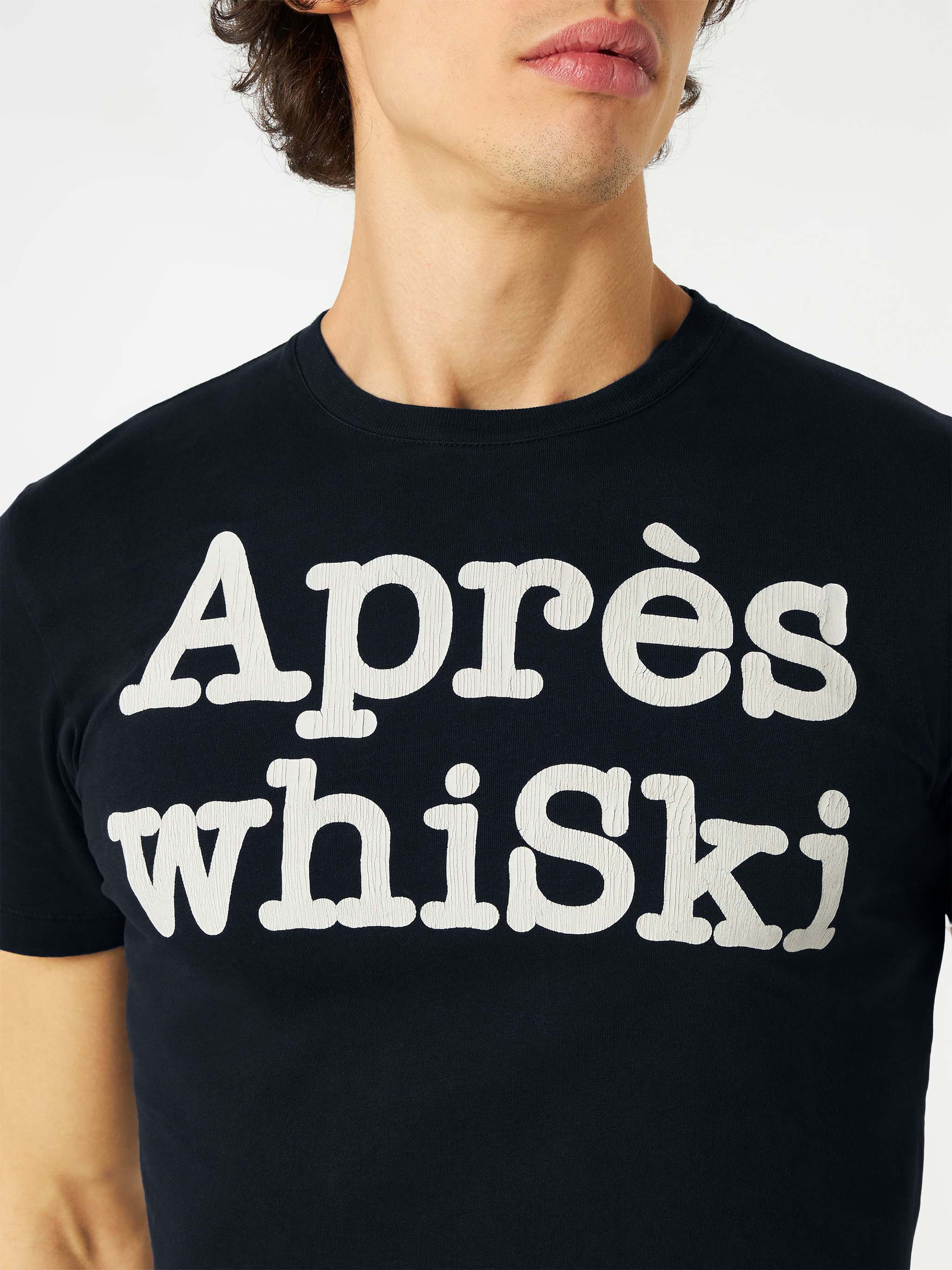Blauw After Whiski T-shirt