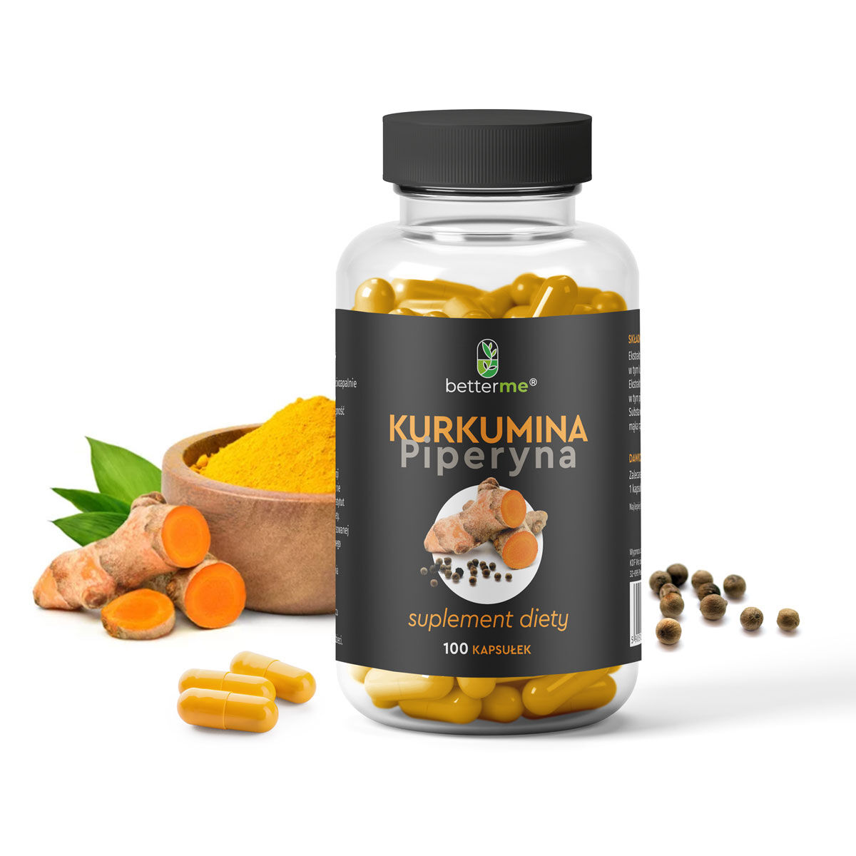 Curcumina e Piperina BetterMe
