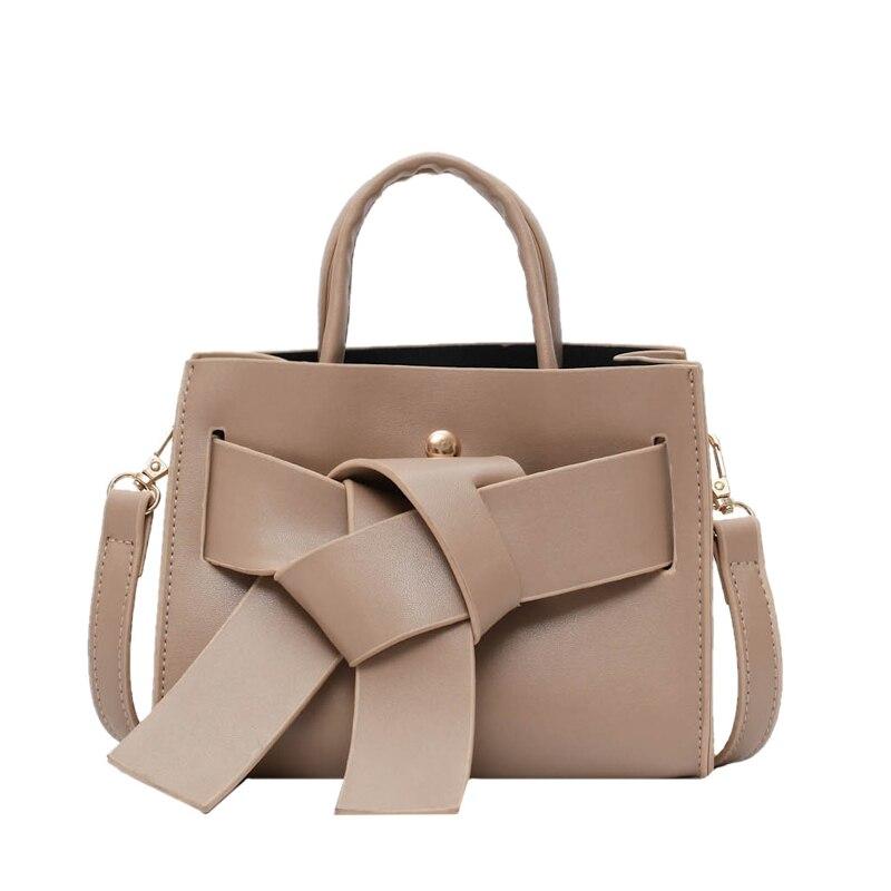 Borsa a tracolla Sweet Girl, borsa a mano alla moda da donna con fiocco e patta, in pelle PU di alta qualità, borsa a tracolla firmata da donna.