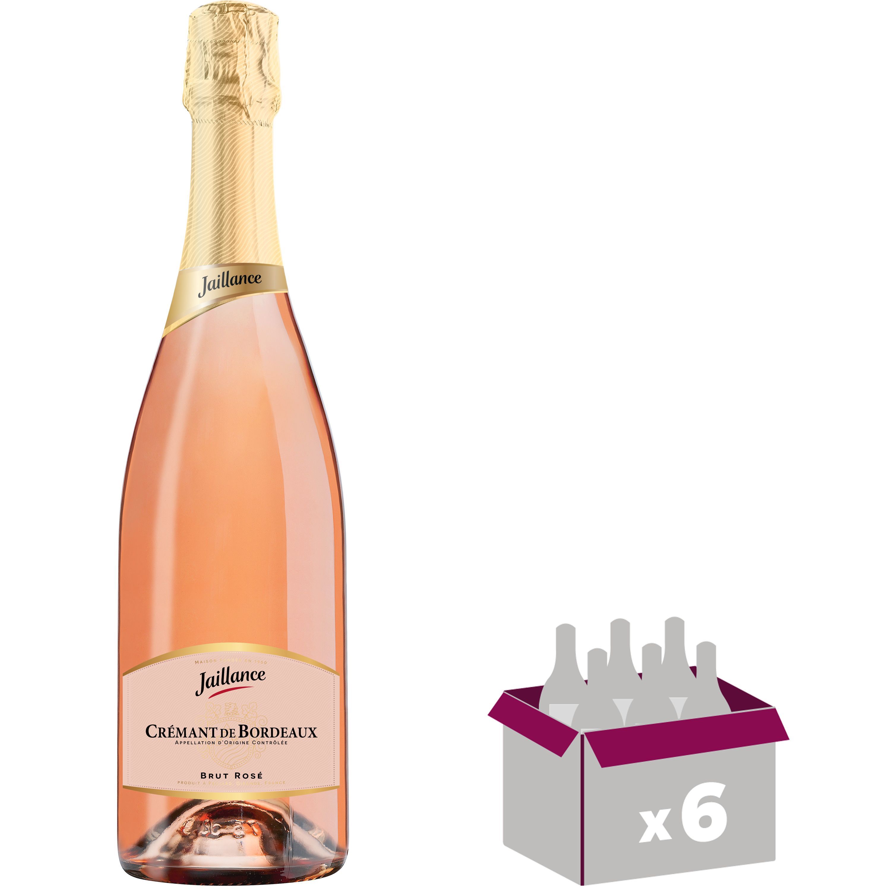 Jaillance - Crémant de Bordeaux Rosé x6