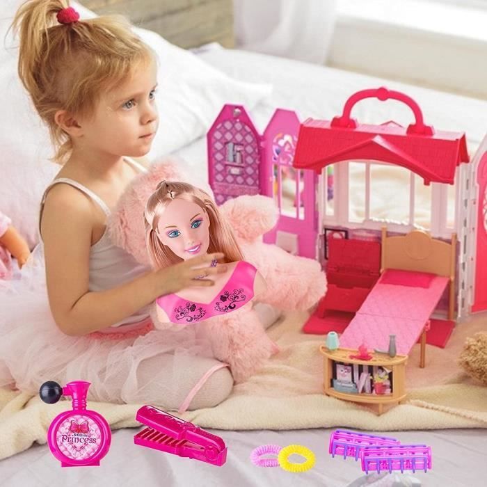 Deluxe Styling and Makeup Head, 35 Hair & Makeup Accessories, Toy for Children Ages 3 and Up