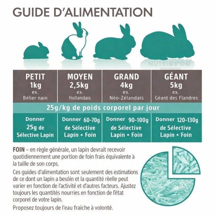 Rabbit Food - SUPREME - SELECTIVE RABBIT - 3 KG - Complete Food - Extruded