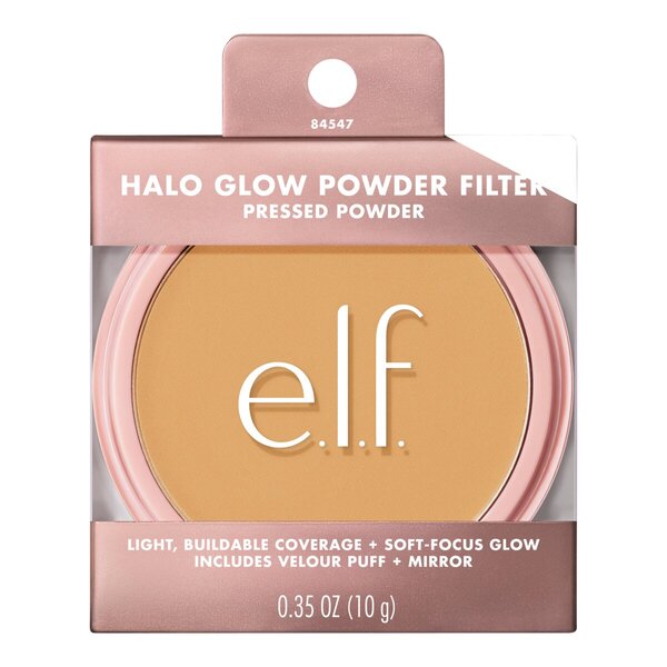 elf Halo Glow Powder Filter Medium Neutral Presset Pudder<br>10g