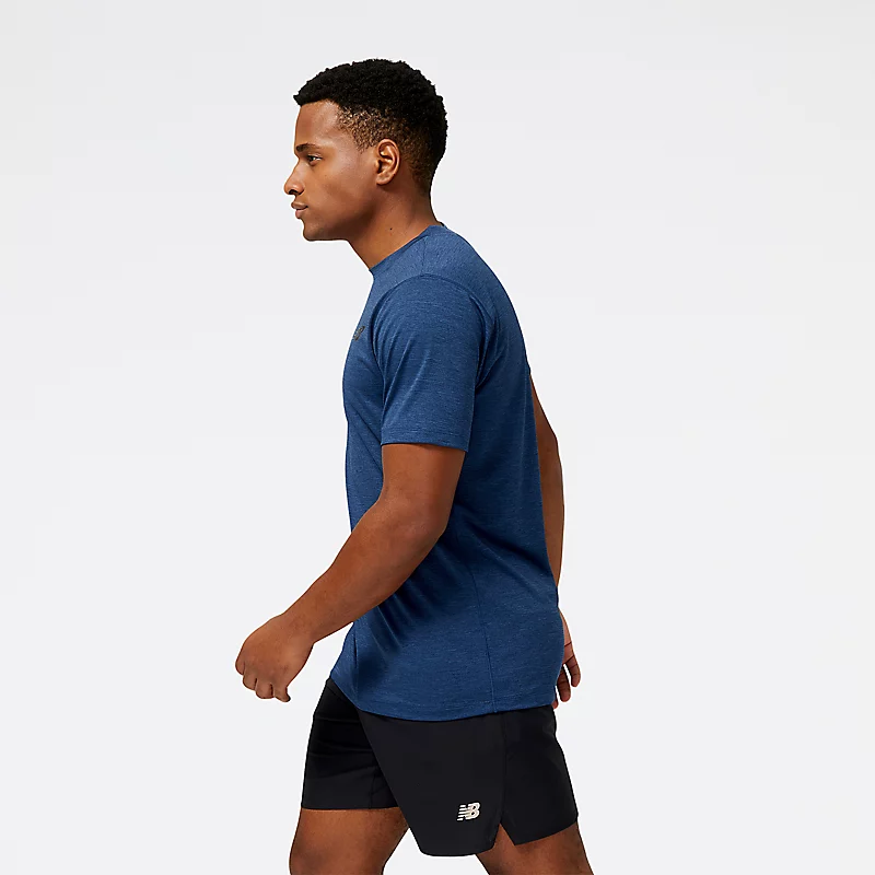 Camiseta masculina Tenacity - NB Azul Marinho Mesclado