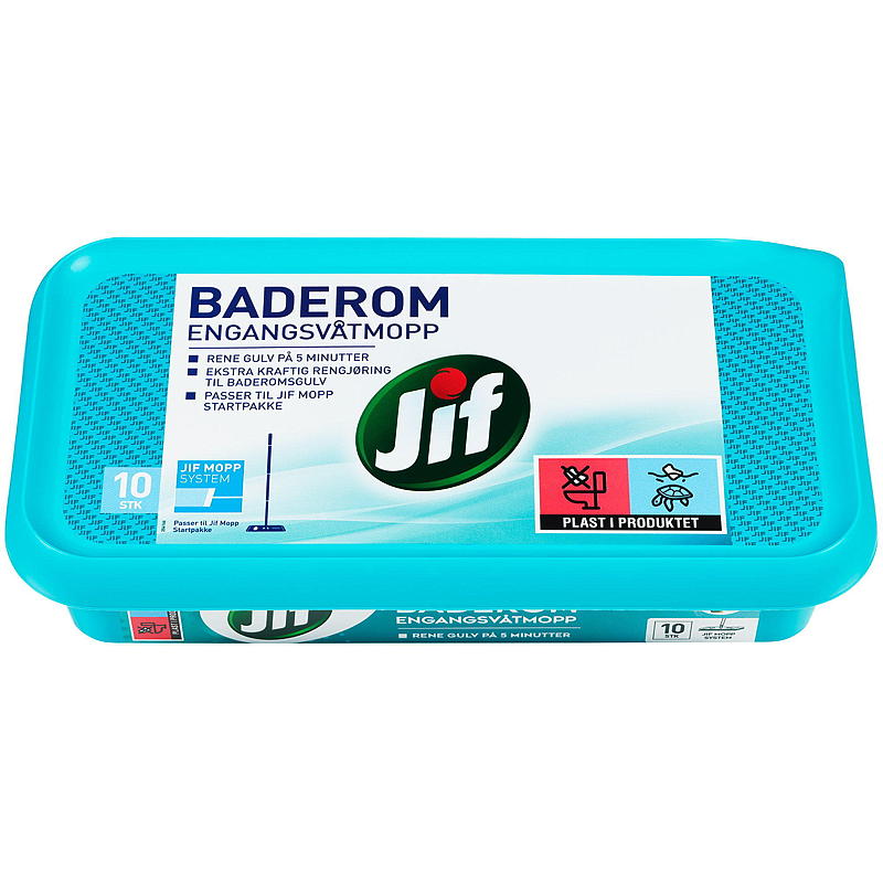 Jif Kertakäyttömoppi 10 kpl Jif Kylpyhuone