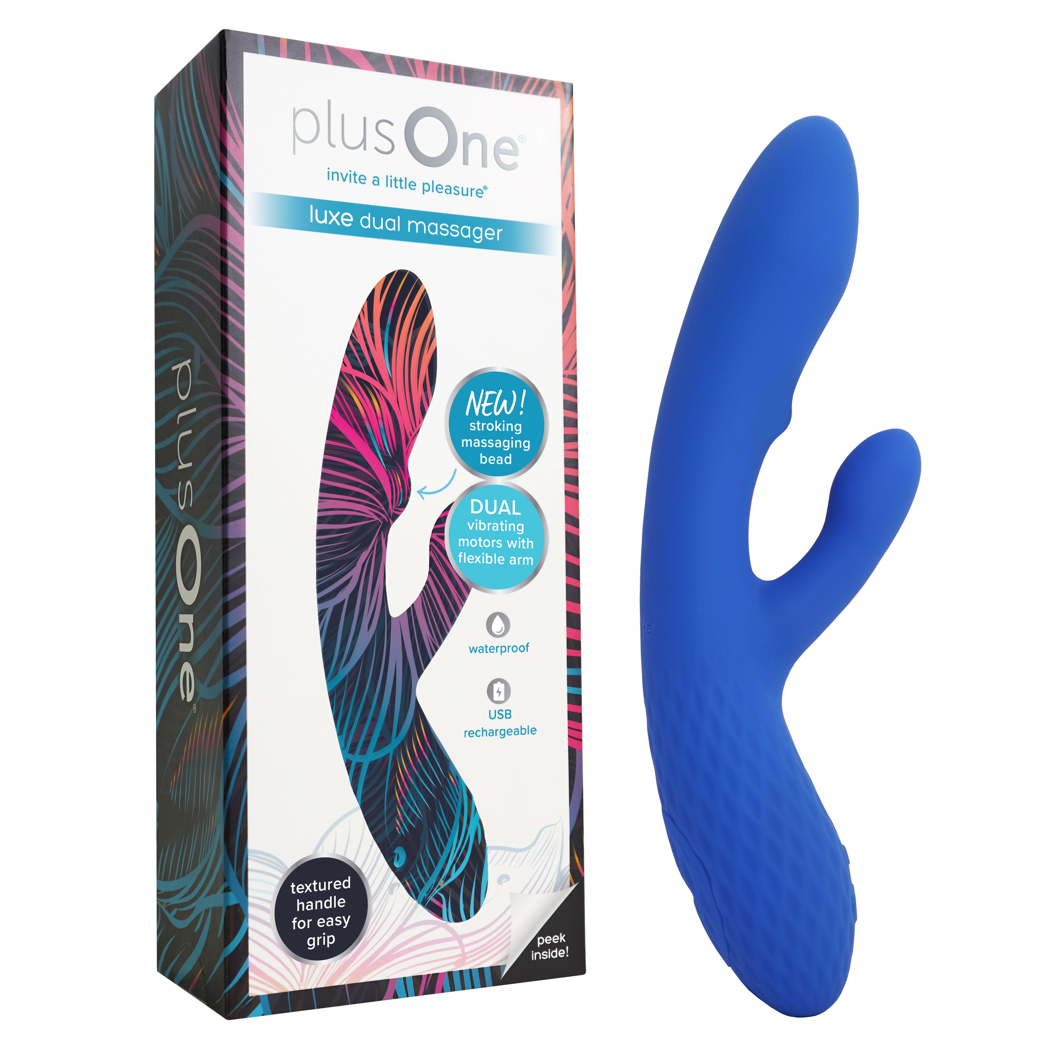 Dvojni luksuzni masažni vibratorji