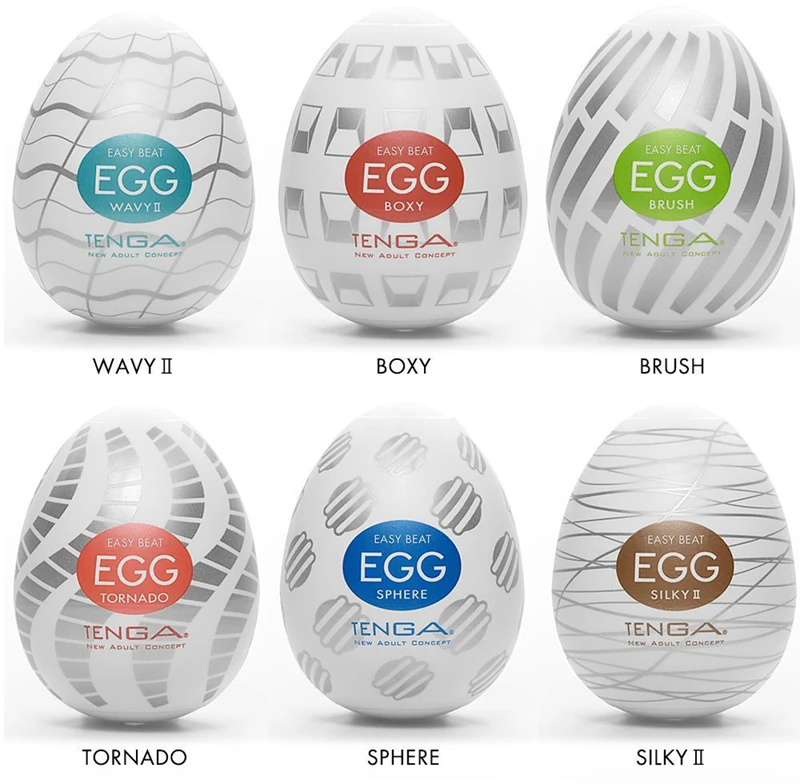 Masturbador descartável Tenga Egg Boxy