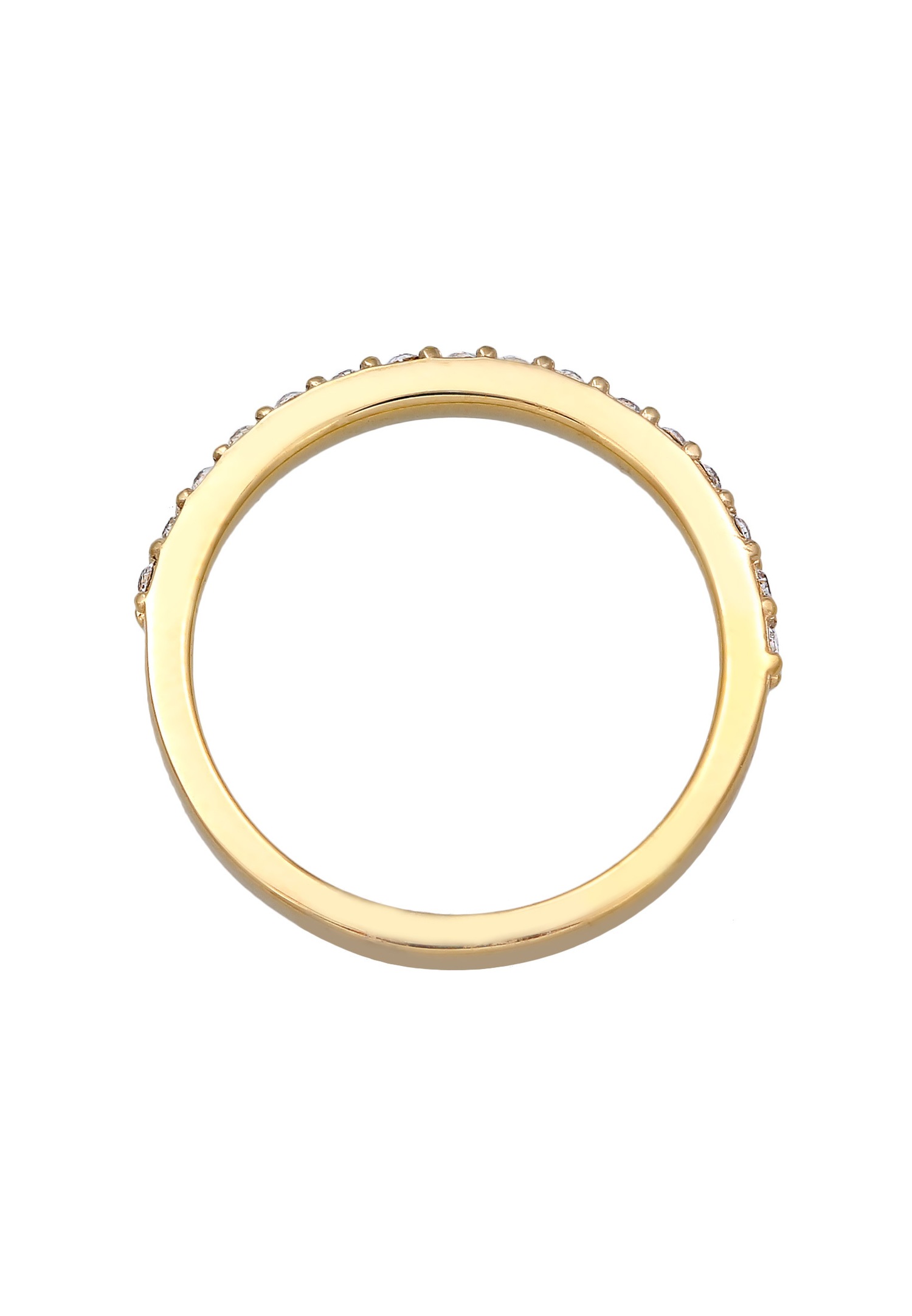 Elli Femmes Bande Mémoire élégant avec Cristal en Argent Sterling 925