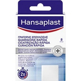 HANSAPLAST Hansaplast Schnellheilpflaster für kleine Wunden, 8 Stück