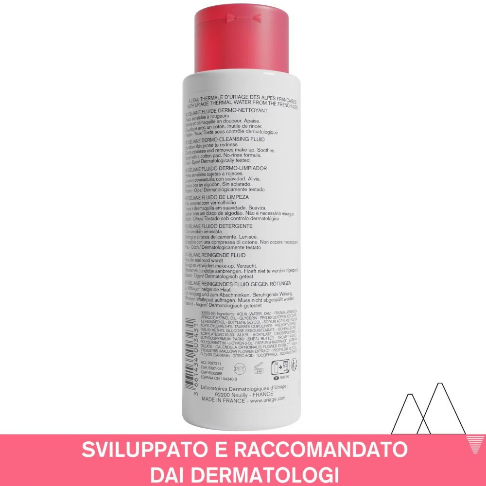 ROSÉLIANE Fluido detergente dermocosmetico - Crema detergente viso