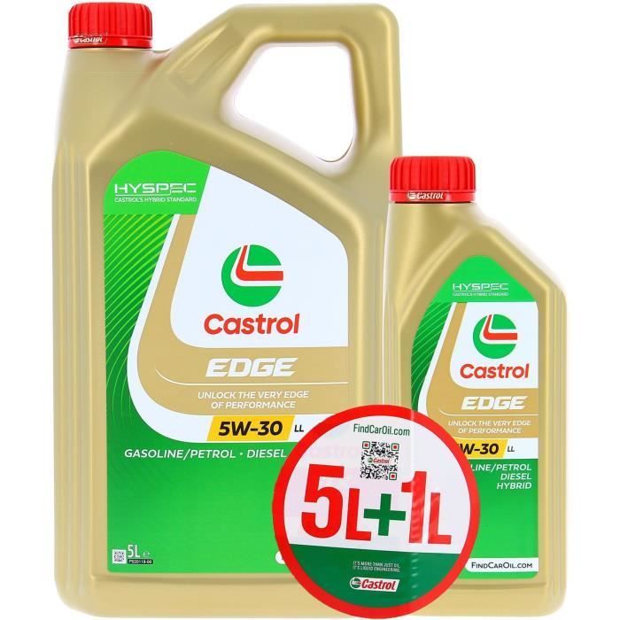 Aceite de motor - CASTROL EDGE - 5W-30 LL - 5L+1L - Oferta especial