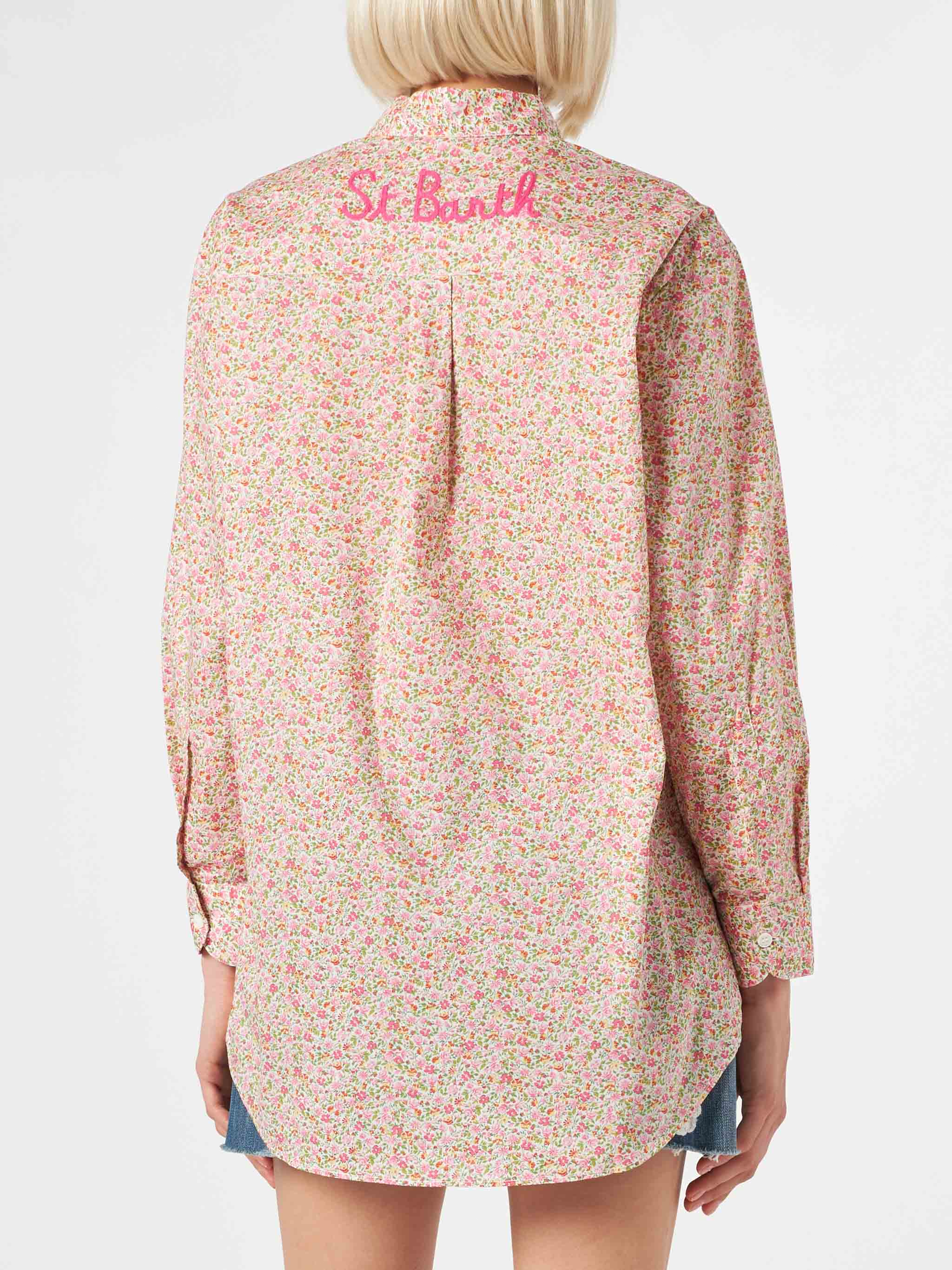Brigitte katoenen shirt met Liberty bloemenprint | SPECIALE EDITIE