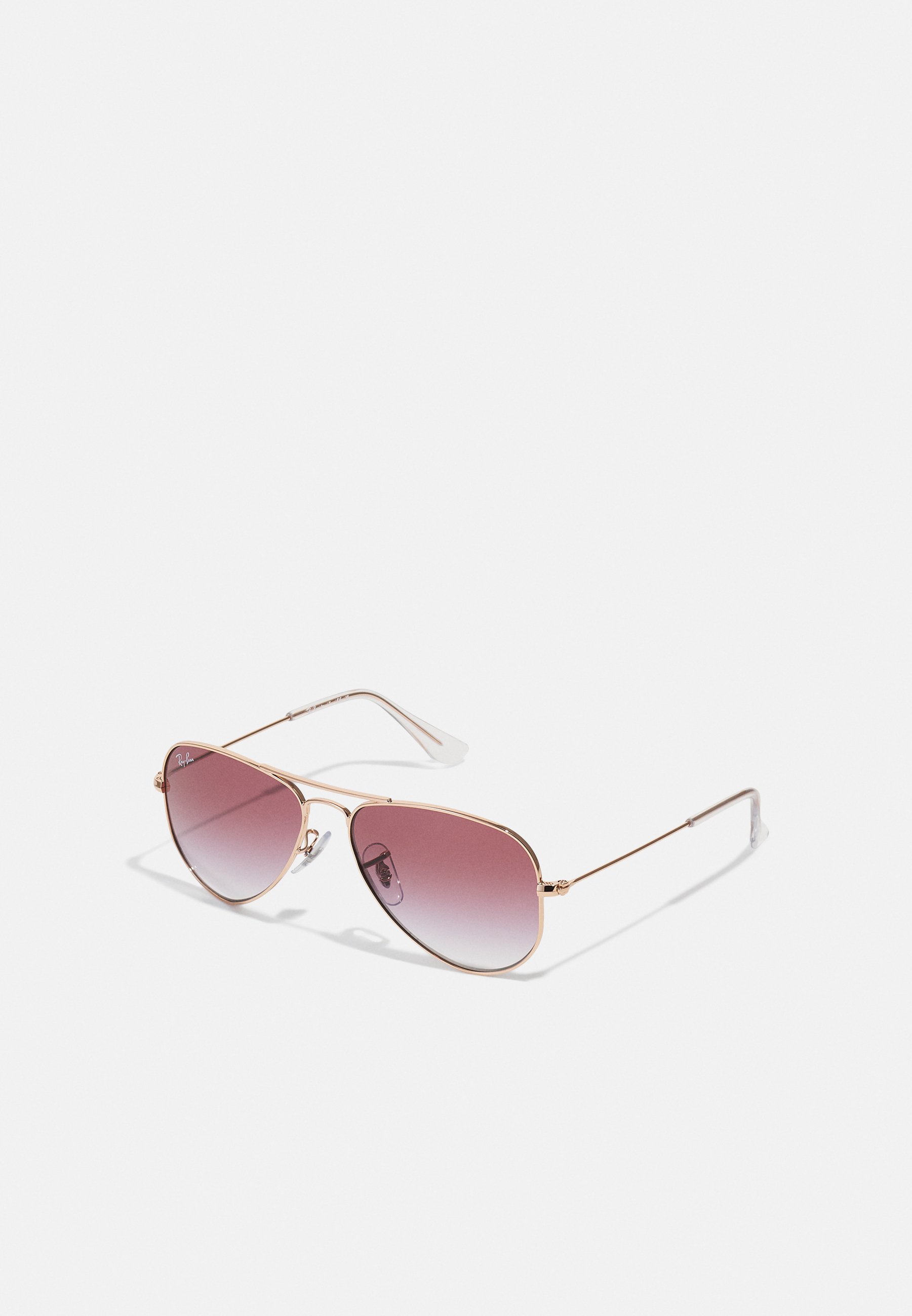 Lunettes de soleil Ray-Ban - couleur or rose/violet foncé dégradé