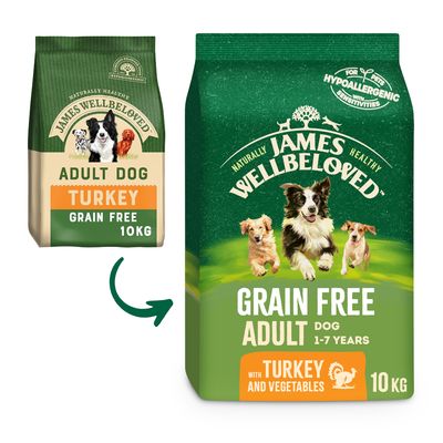 James Wellbeloved Adult Grain-Free - Γαλοπούλα & Λαχανικά