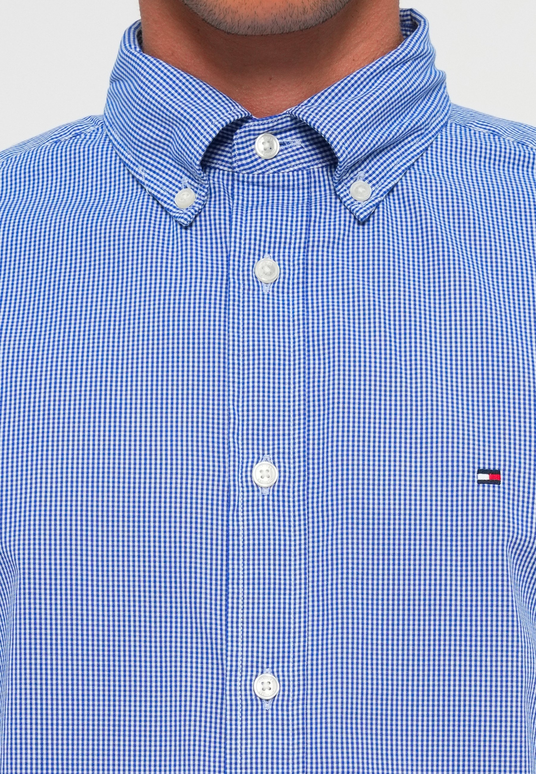 Tommy Hilfiger Gingham-Hemd - Hemd - Keilblau