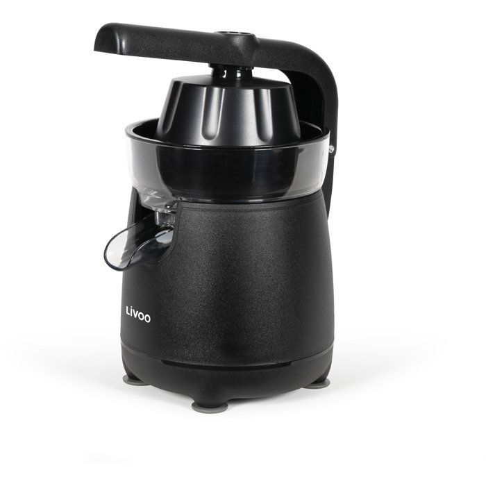Presse-agrumes électrique à bras - LIVOO - DOD211N - 120 W - 1 grand cône et 1 petit cône - Noir