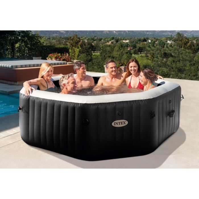 Spa - INTEX - PureSpa Carbon - 6-person - 140 bubble jets - 6 massage jets