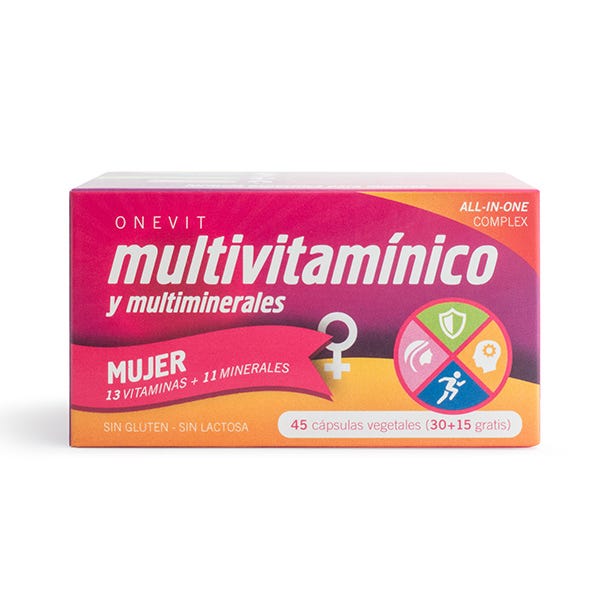 Onevit Multivitamin Nőknek 45 Növényi Kapszula | 45 Egység
