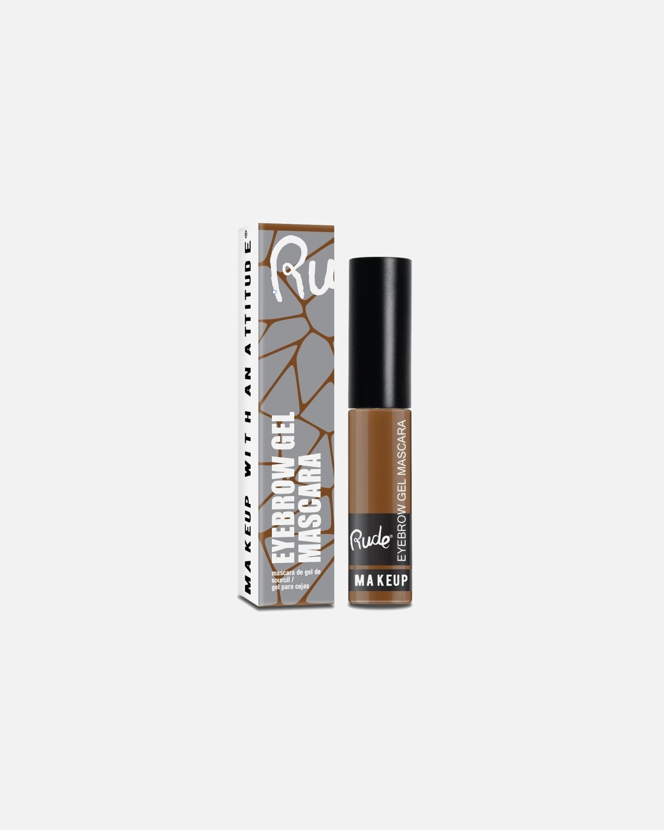 Rude Cosmetics RUDE Eyebrow Gel Mascara- Natural Brown