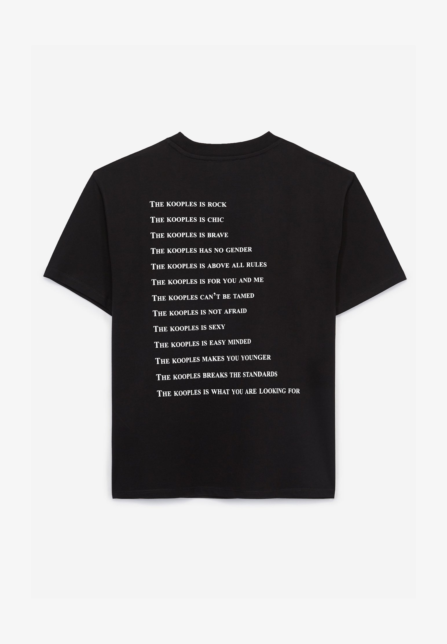 T-SHIRT The Kooples - Maglietta stampata - nera