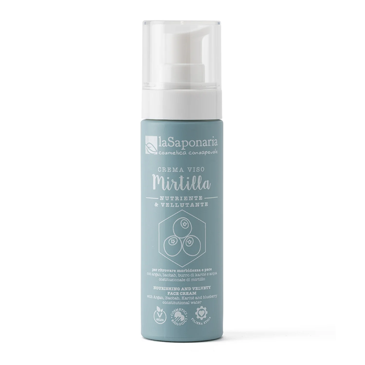 Costituzionale Viso Crema viso nutriente MIRTILLA - Tratt.viso 24 ore nutriente
