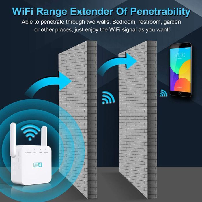 Ripetitore WiFi MLBQ 300M - Nuova versione, amplificatore di segnale wireless a porta singola